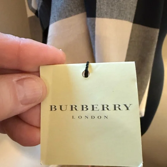 Burberry Beetroot Plaid Scarf - Picture 4 of 8